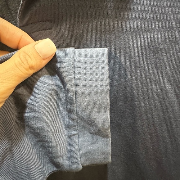 Robert Barakett Dark Blue Long Sleeve Polo Size XXL FLAWLESS 100% Pima Cotton - Picture 3 of 4